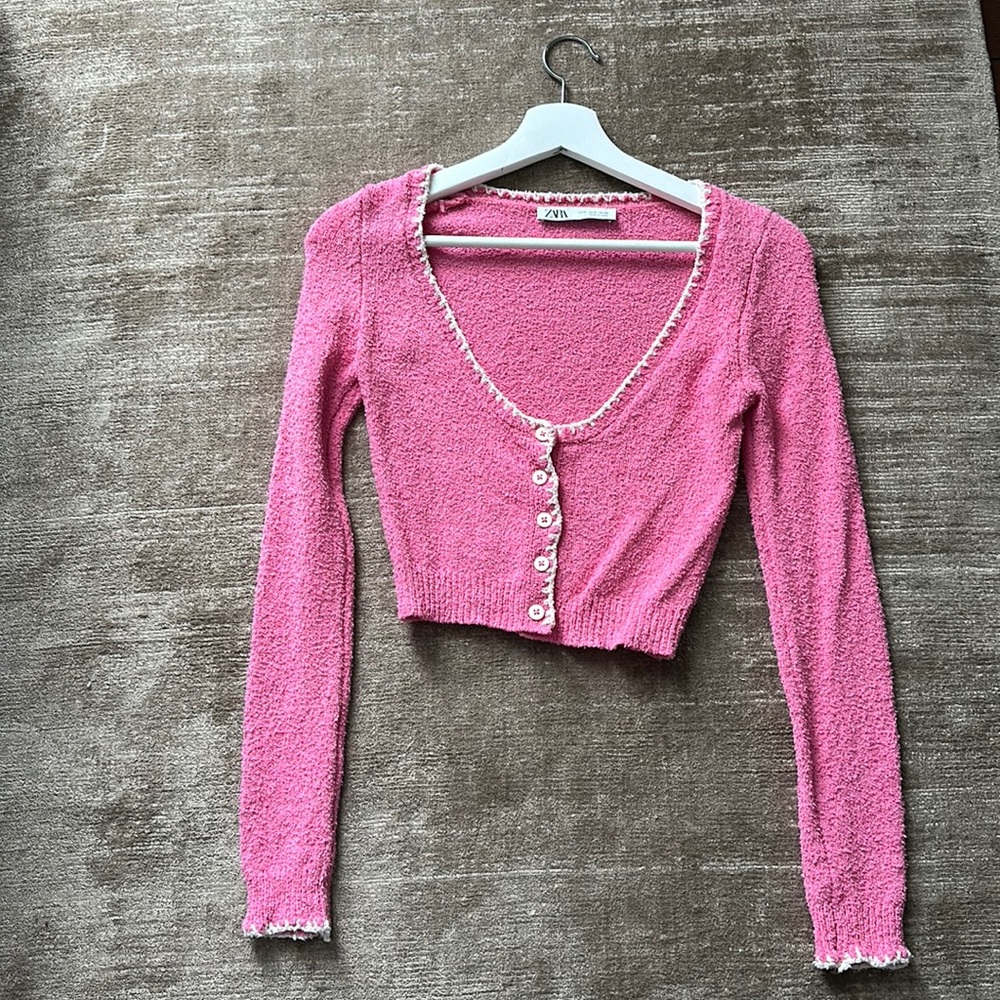 Pink Zara Cardigan